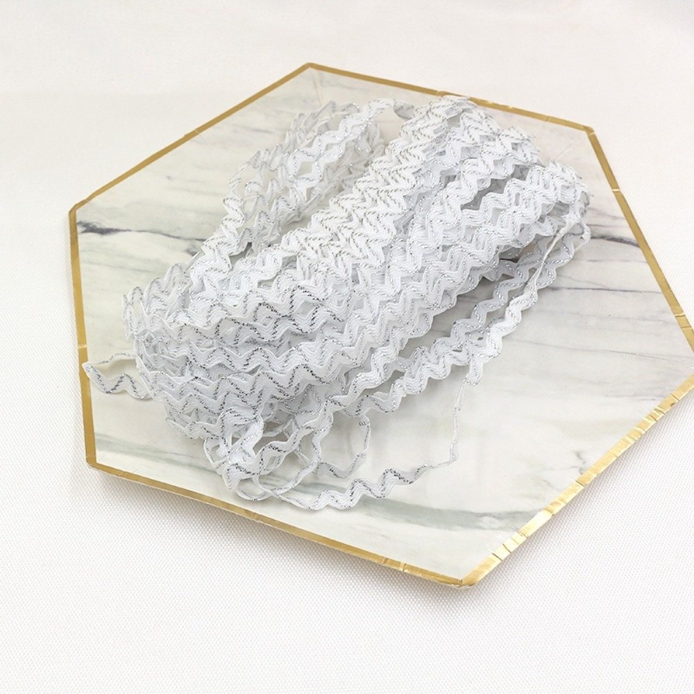 Lace Ribbon Trim - 15 jardów poliestrowej wstążki wielokolorowej DIY,