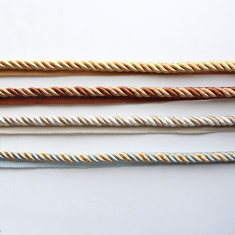 Cord Trim Twisted - 12,5m Skręcana, kołnierzowana taśma ozdobna z