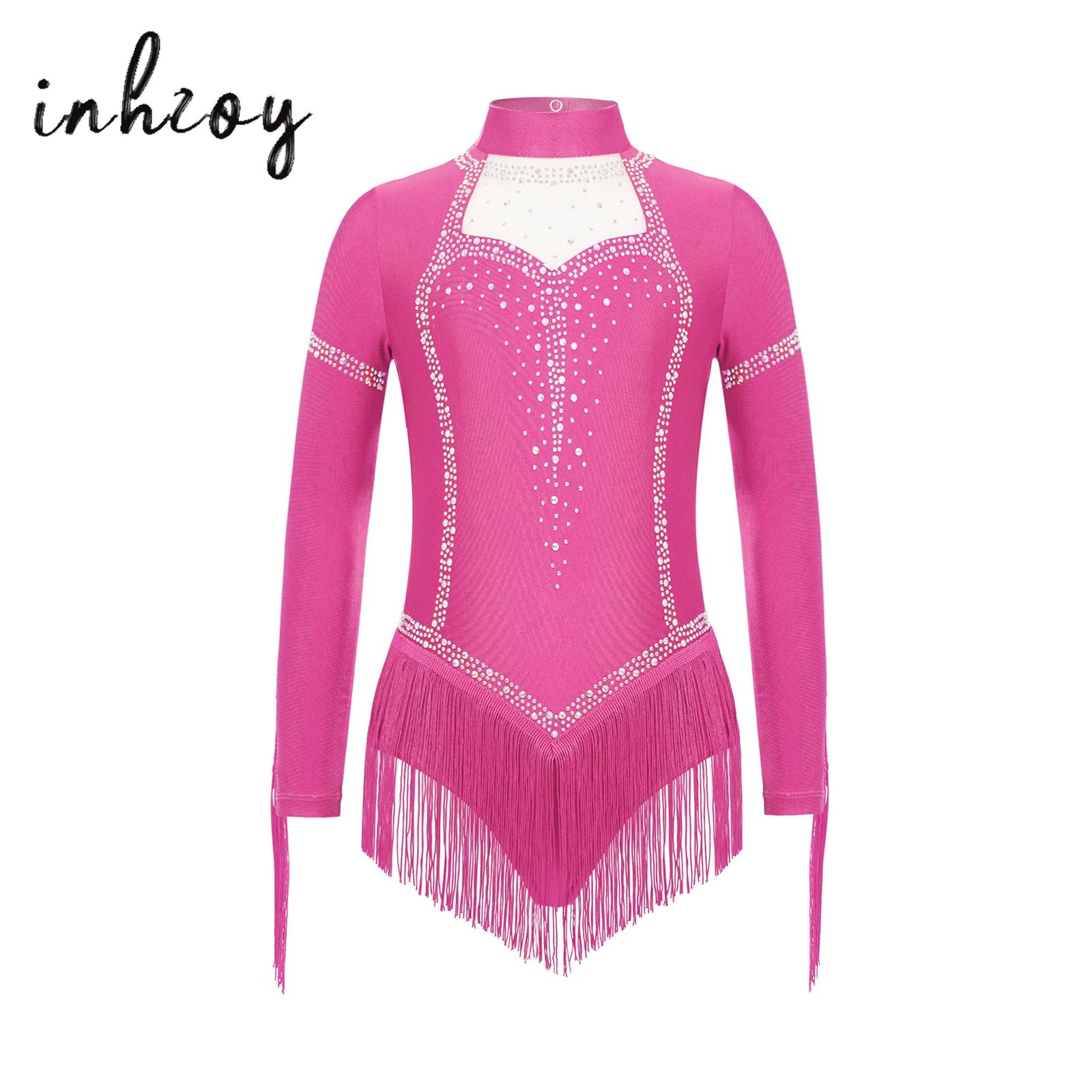 Rhinestone Banding Trim - Dziecięcy strój do tańca latynoamerykańskiego z