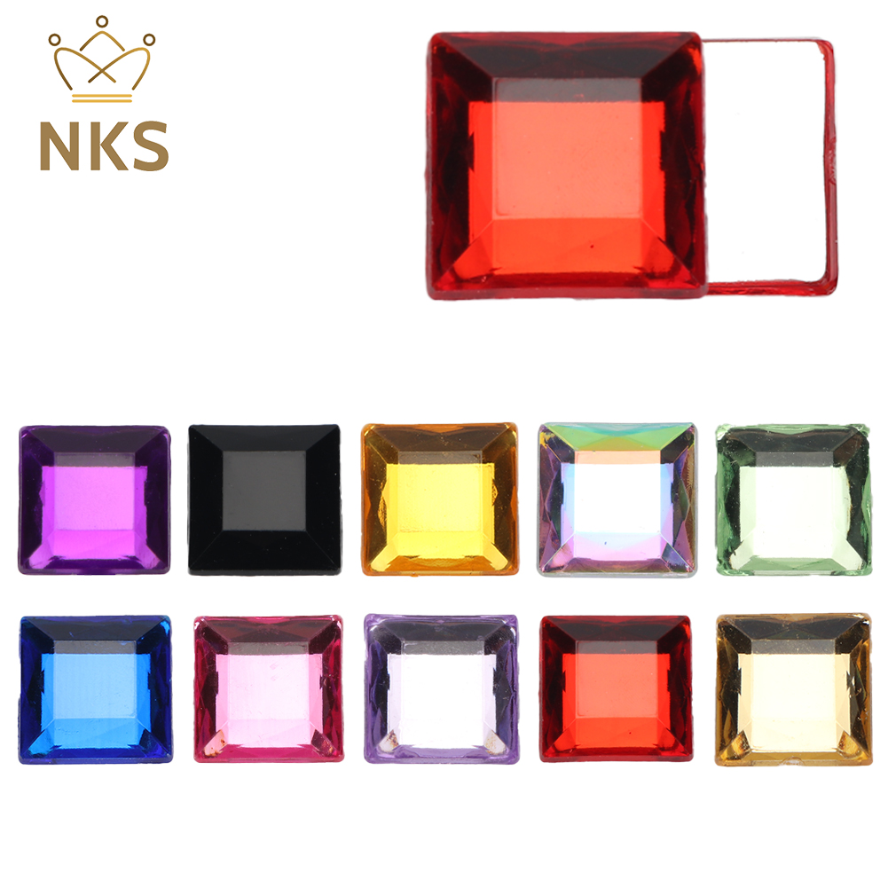 NKS 10mm 12mm fasetowany kwadr – Hotfix Rhinestone Sheet recenzja i cena