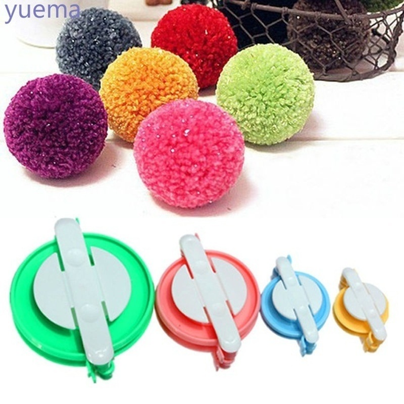 8 SZTUK 4 rozmiary Fluff Ball  – Pom Pom Maker Tool recenzja i cena