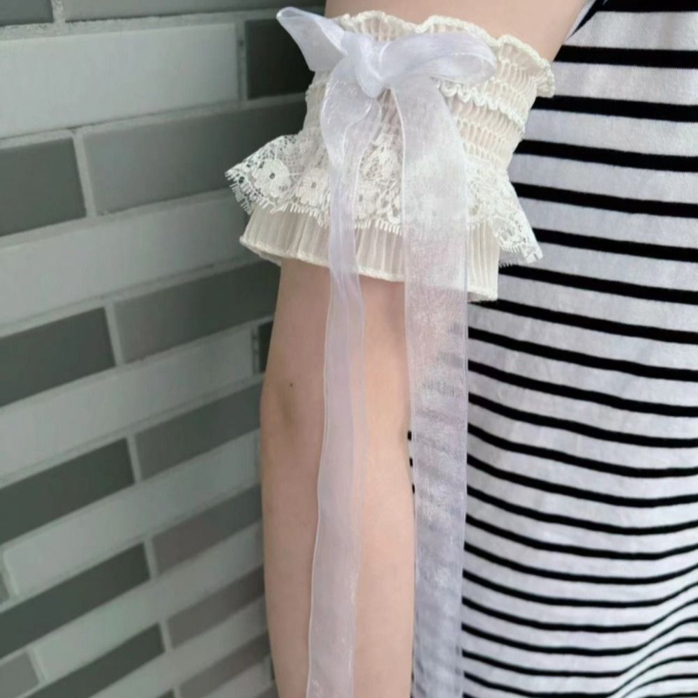 Modne koronkowe rękawki Lolita – Lace Ribbon Trim recenzja i cena