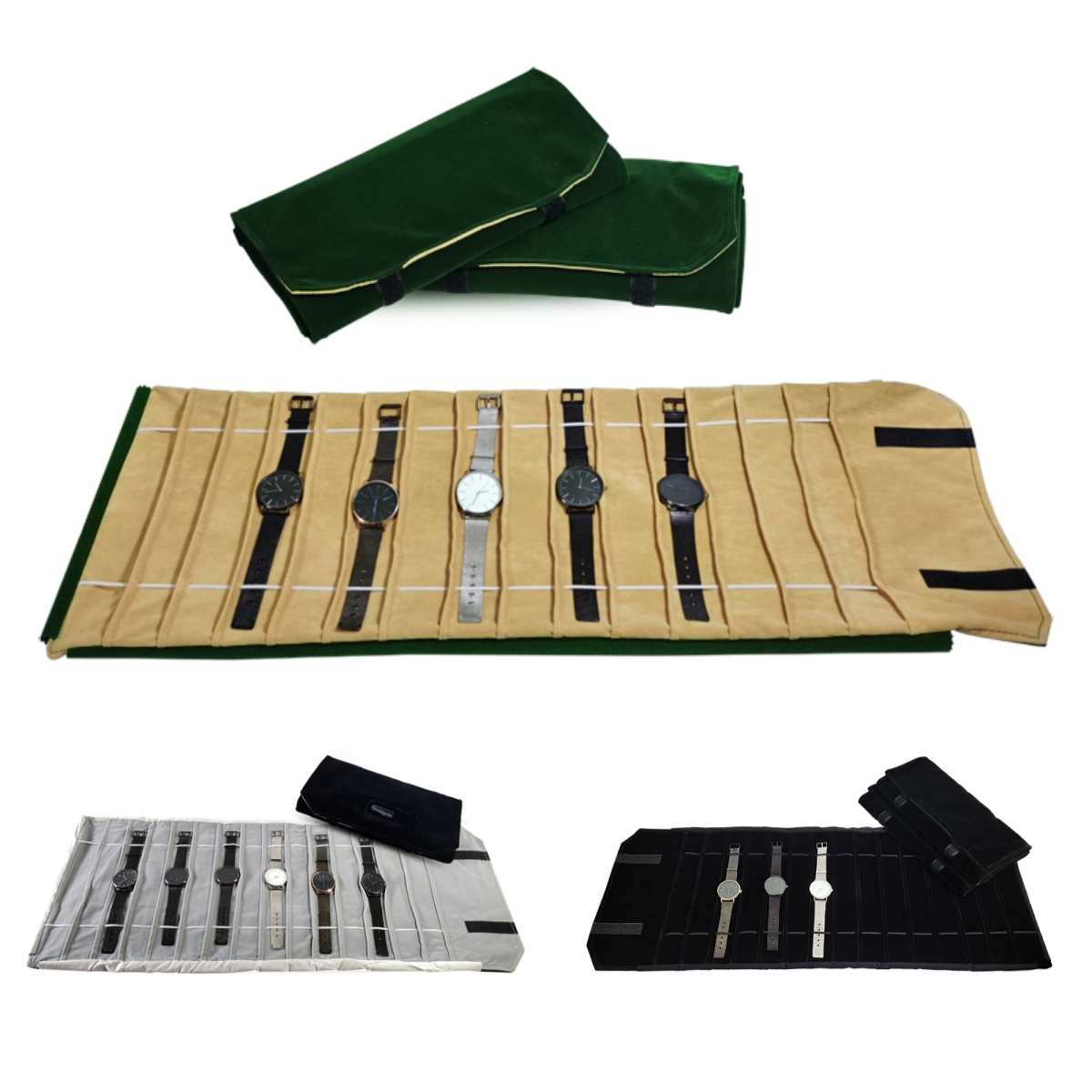 Aksamitna torba na zegarek Etu – Velvet Ribbon Roll recenzja i cena