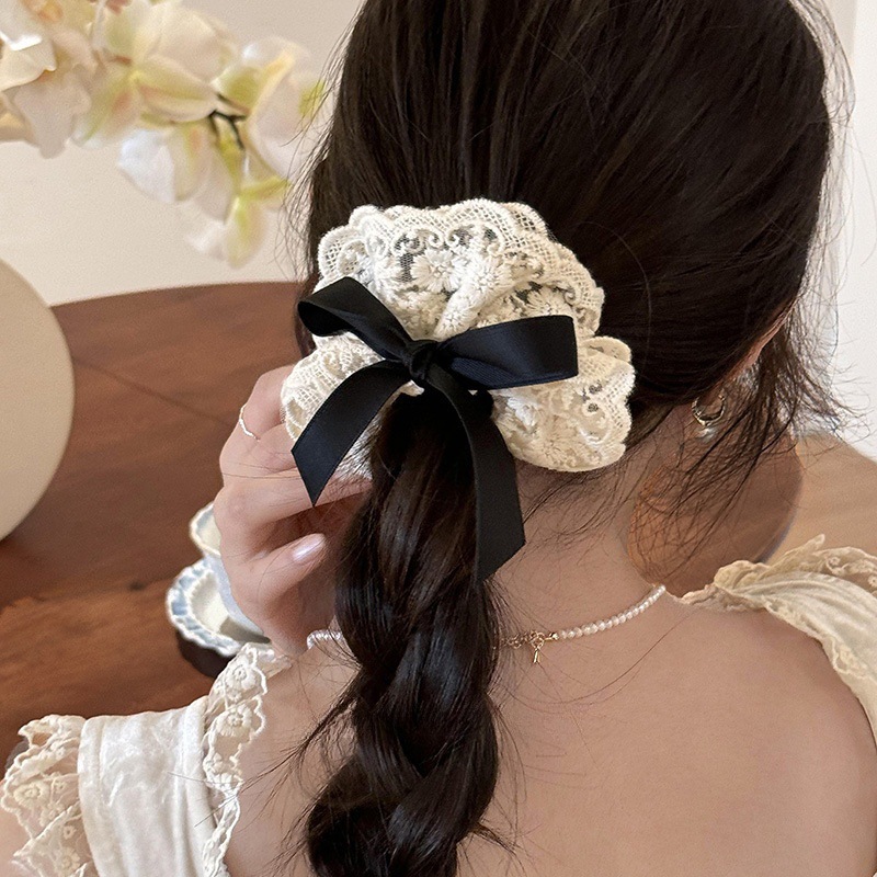 Francuska retro dwuwarstwowa k – Lace Ribbon Trim recenzja i cena