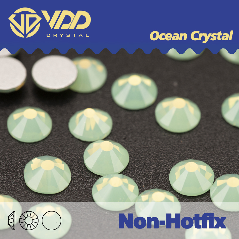 VDD 046 zielone opalowe kryszt – Hotfix Rhinestone Sheet recenzja i cena