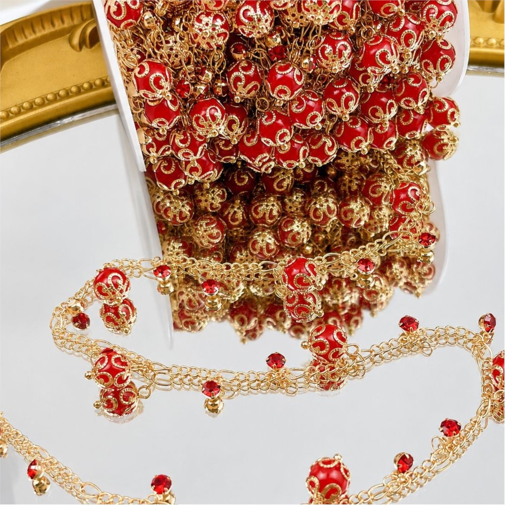 0,5 metra/1 metr szklanych kor – Pearl Trim Chain recenzja i cena