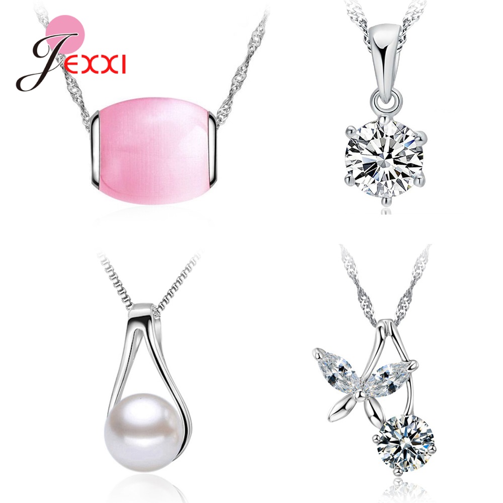 4 sztuk/partia 925 srebro biżu – Pearl Trim Chain recenzja i cena